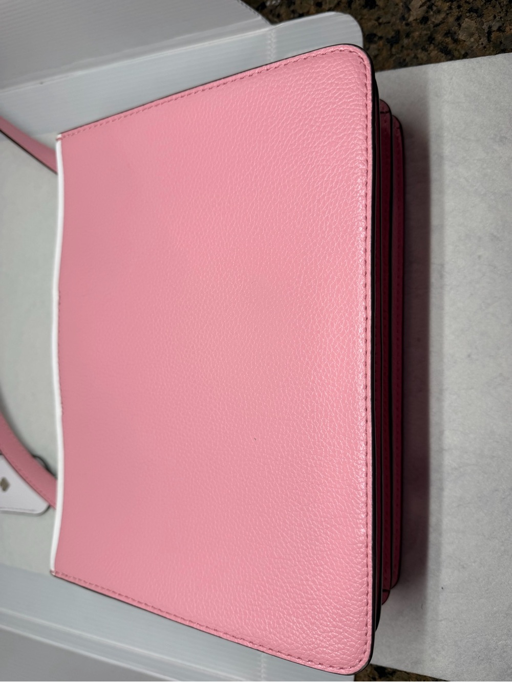 kate spade Pink Leather Shoulder Bag with Matching Wallet and Cream Tag - Picture 4 of 15